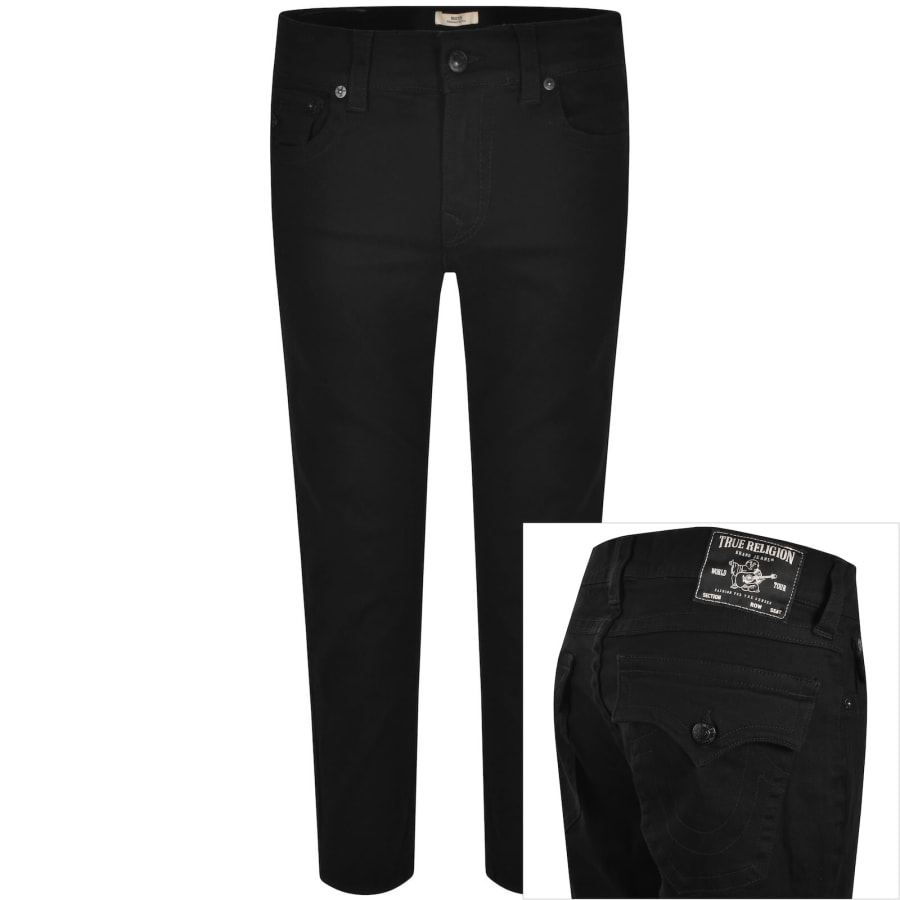 TRUE RELIGION ROCCO W34 トゥルーレリジョン True Religion Rocco Flap Jeans Black | Mainline Menswear us